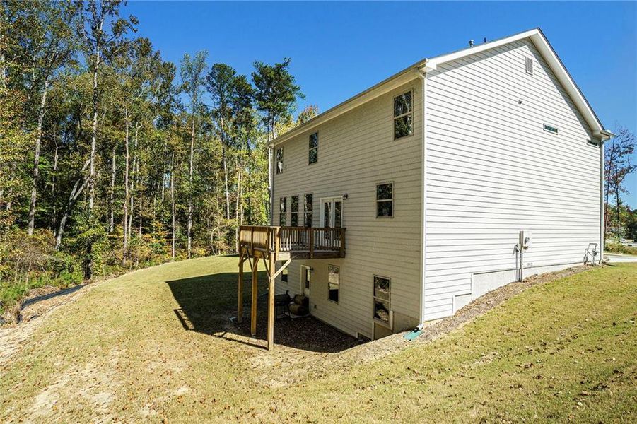 Exterior details and patio area of a home in Paces Estates, Lithia Springs (Image 3). Exterior details and patio area of a home in Paces Estates, Lithia Springs (Image 3).