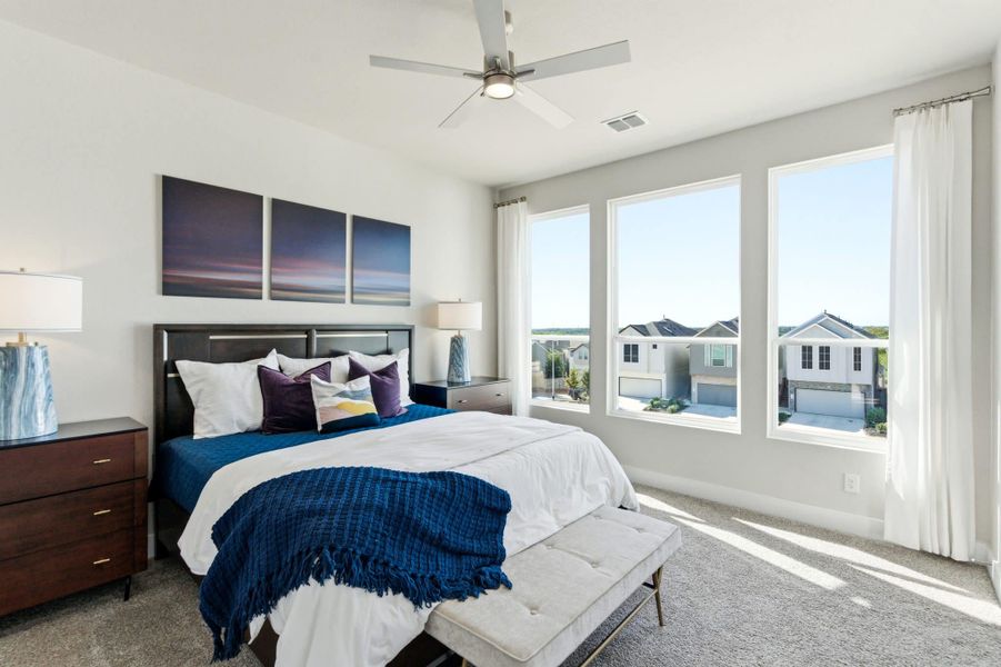 Furnished interior view inside a new home in Rose Hill, San Antonio (Image 7).