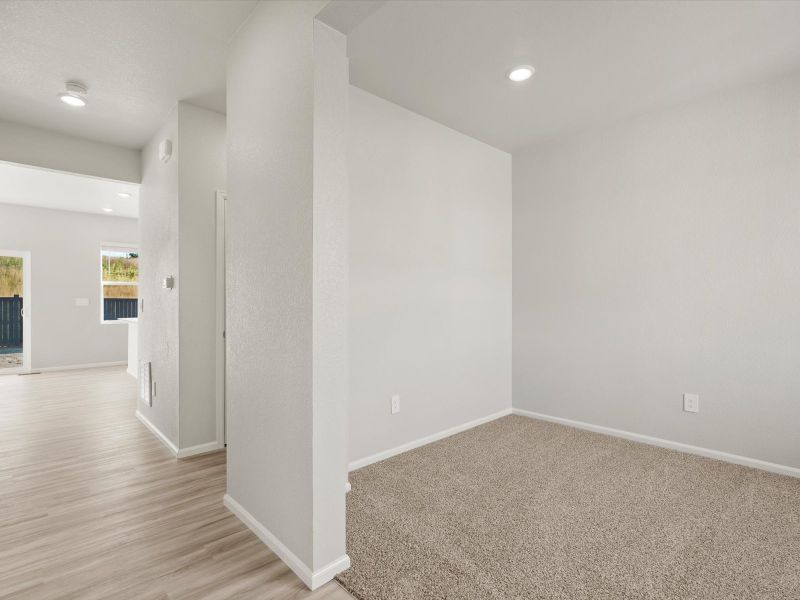 The Pagosa floorplan image taken at a Meritage Homes community in Greeley, CO. The Pagosa floorplan image taken at a Meritage Homes community in Greeley, CO.