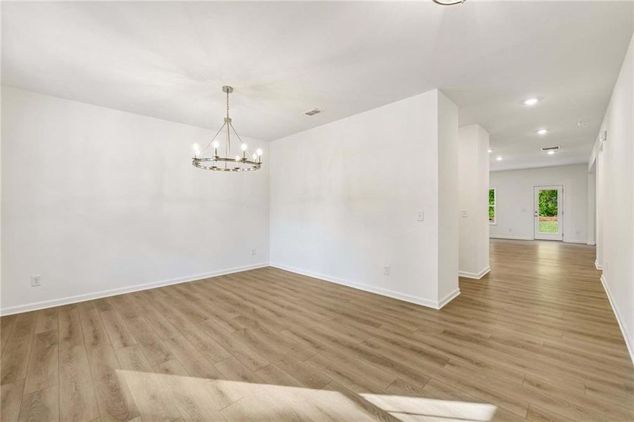 Spacious, unfurnished interior of a new home in The Estates at Casteel, Bethlehem (Image 25).