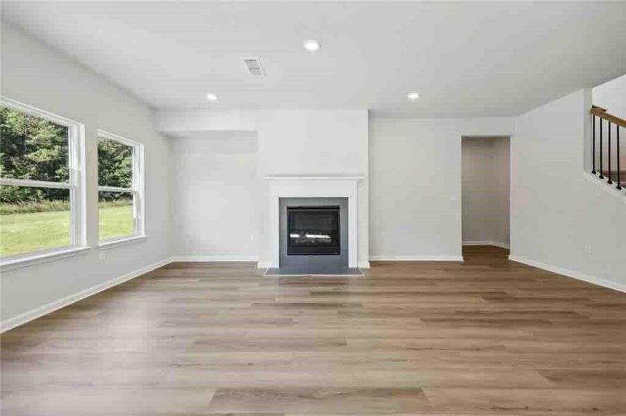 Spacious, unfurnished interior of a new home in Parkside at Grayson, Grayson (Image 16).