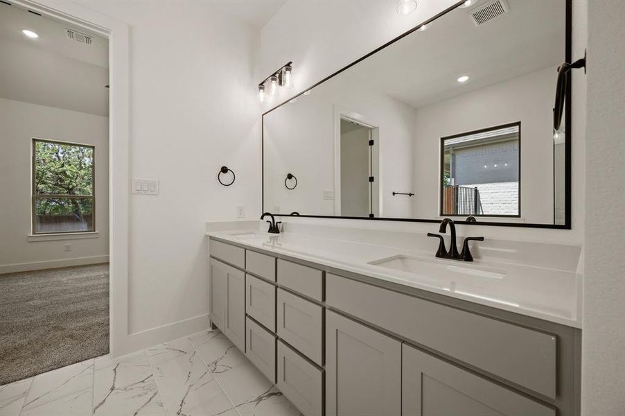 Furnished interior view inside a new home in Parks of Aledo, Aledo (Image 9).