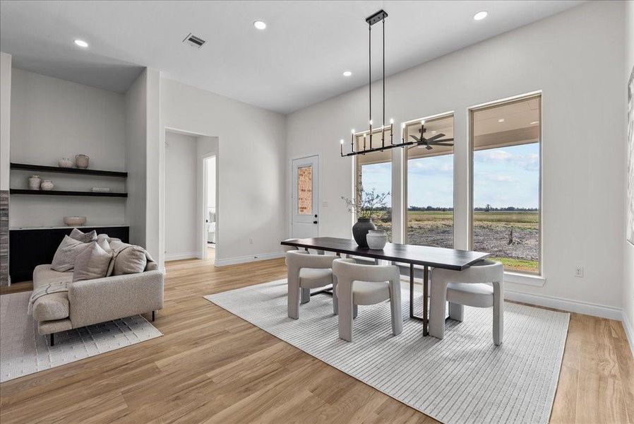 Furnished interior view inside a new home in , Angleton (Image 18).
