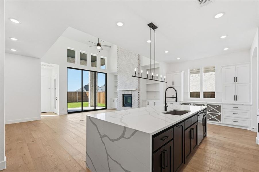 Furnished interior view inside a new home in Quail Hollow: 72ft. lots, Rockwall (Image 8).