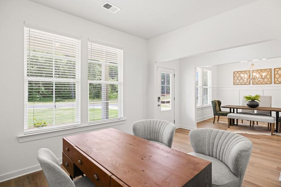 Furnished interior view inside a new home in Sutton's Landing, Statham (Image 7).