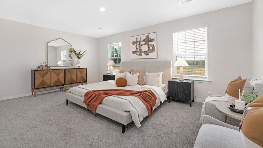 Furnished interior view inside a new home in Zion Springs, Hickory (Image 11). Furnished interior view inside a new home in Zion Springs, Hickory (Image 11).