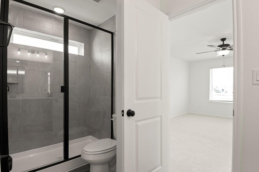 Furnished interior view inside a new home in Trace, San Marcos (Image 9).