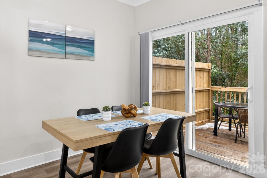 Furnished interior view inside a new home in , Charlotte (Image 16).