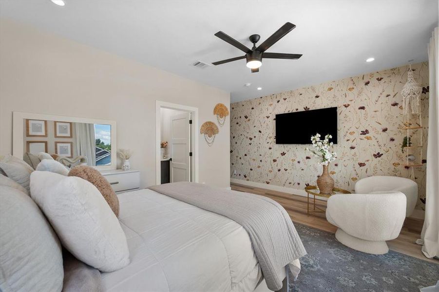 Furnished interior view inside a new home in , Dallas (Image 15). Furnished interior view inside a new home in , Dallas (Image 15).