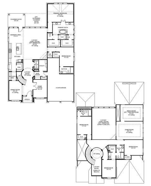 2D floor plan layout of this home in Candela, Richmond, TX (Image 2). 2D floor plan layout of this home in Candela, Richmond, TX (Image 2).