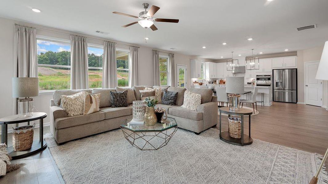Furnished interior view inside a new home in Stratford Hills, Ball Ground (Image 10).