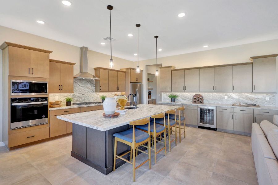 Representative furnished interior of a home built from the Lilac by Mattamy Homes in White Tank Vistas, Waddell (Image 19).