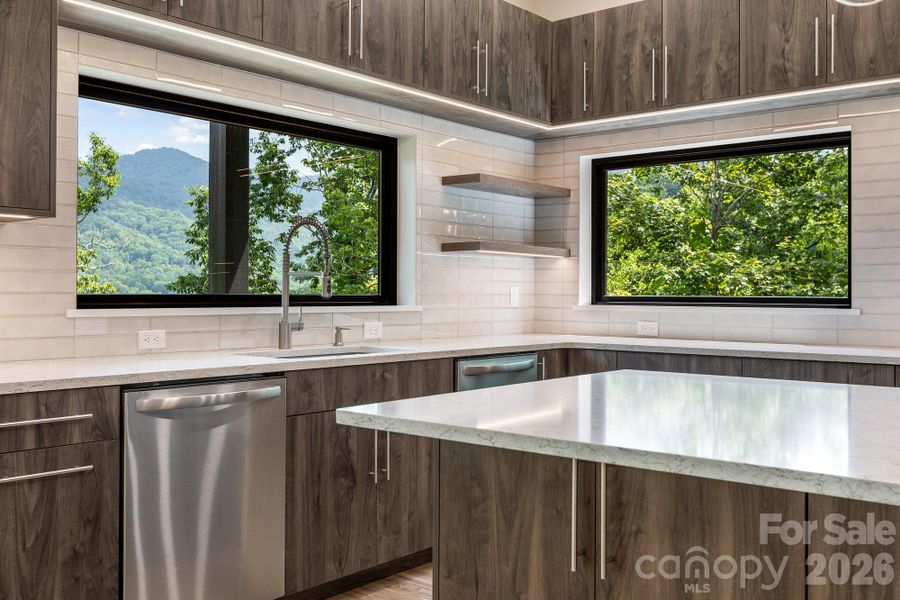 Furnished interior view inside a new home in , Waynesville (Image 7).