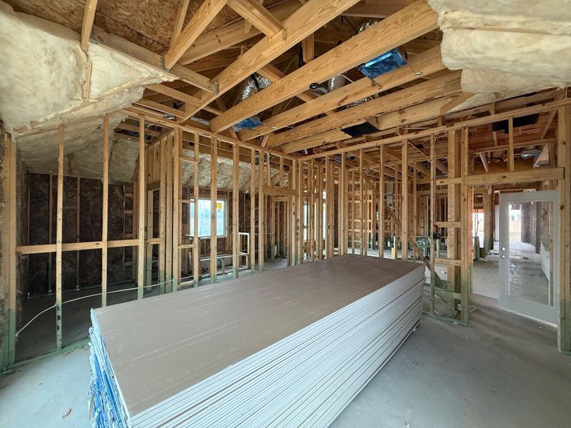 In-progress construction of a new home in Candela, Richmond, TX (Image 6).