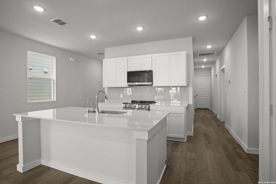 Furnished interior view inside a new home in Agave, San Antonio (Image 6).