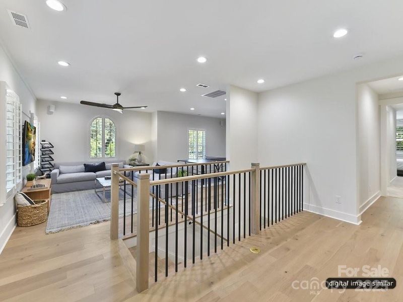 Furnished interior view inside a new home in , Charlotte (Image 11).