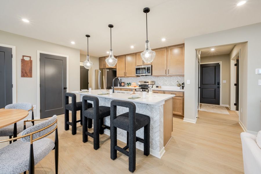 Representative furnished interior of a home built from the Wesley by Fischer Homes in Cherry Glen, Euharlee (Image 10).