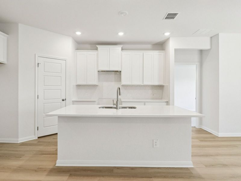 Furnished interior view inside a new home in Remington Ranch, San Antonio (Image 8).