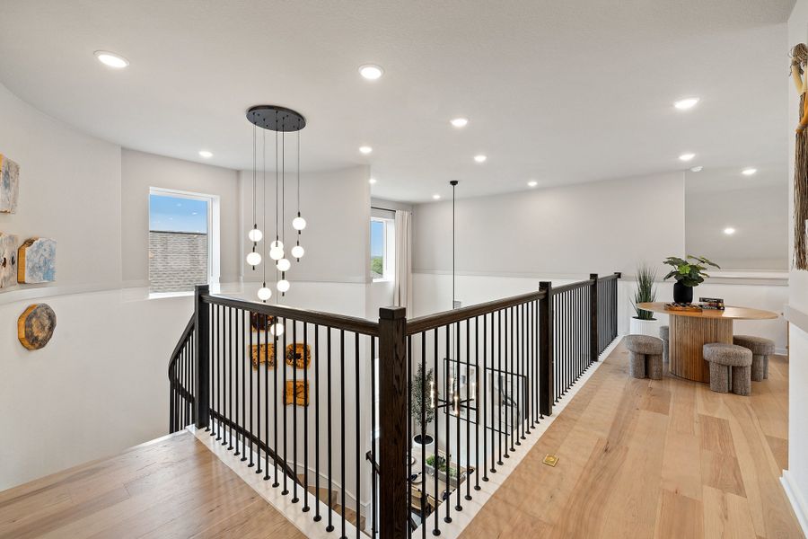 Representative furnished interior of a home built from the Linden by Tri Pointe Homes in Wolf Ranch, Georgetown (Image 42).