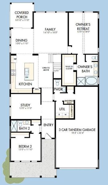The success of a floor plan is the way you can move through it…You’ll be amazed at how well this home lives…We call it traffic patterns.