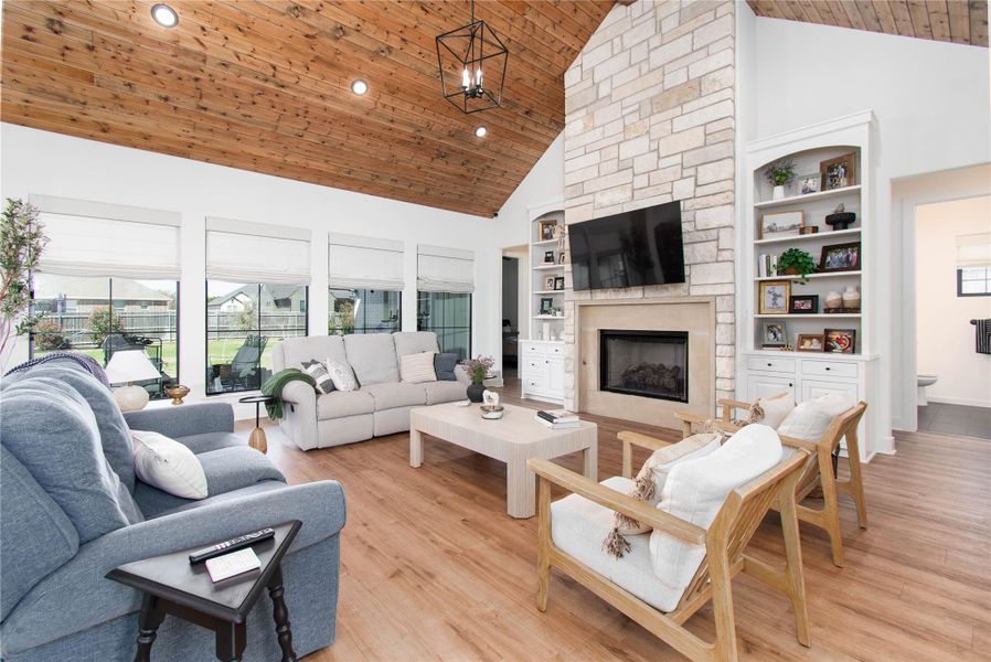 Furnished interior view inside a new home in , Belton (Image 4). Furnished interior view inside a new home in , Belton (Image 4).