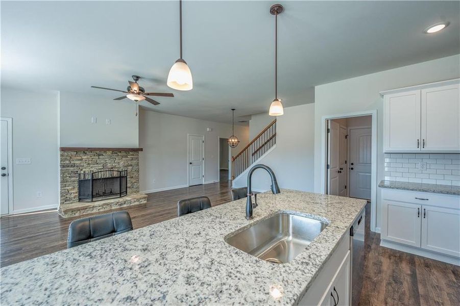 Furnished interior view inside a new home in , Lula (Image 15).