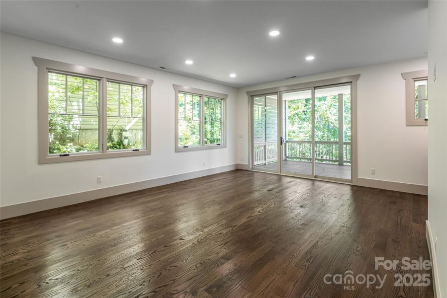 Lower level family room Lower level family room