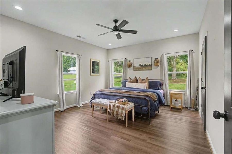 Furnished interior view inside a new home in , Bowdon (Image 35).