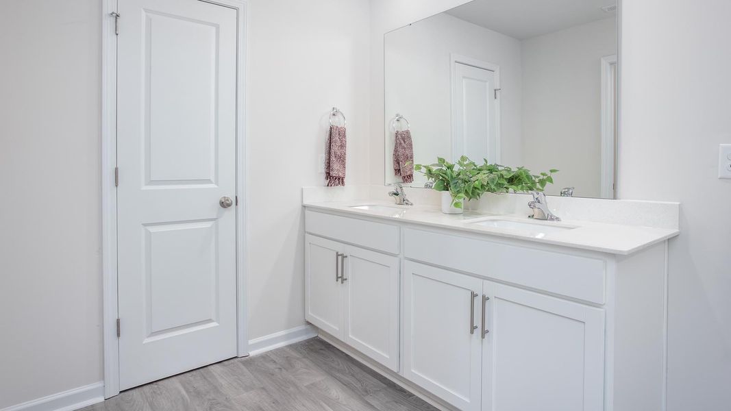 Representative furnished interior of a home built from the Elston by D.R. Horton in Chandler Pointe, Rural Hall (Image 15).