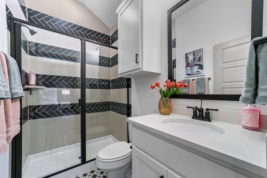 Representative furnished interior of a home built from the Diana by Landon Homes in Lexington Frisco, Frisco (Image 47).