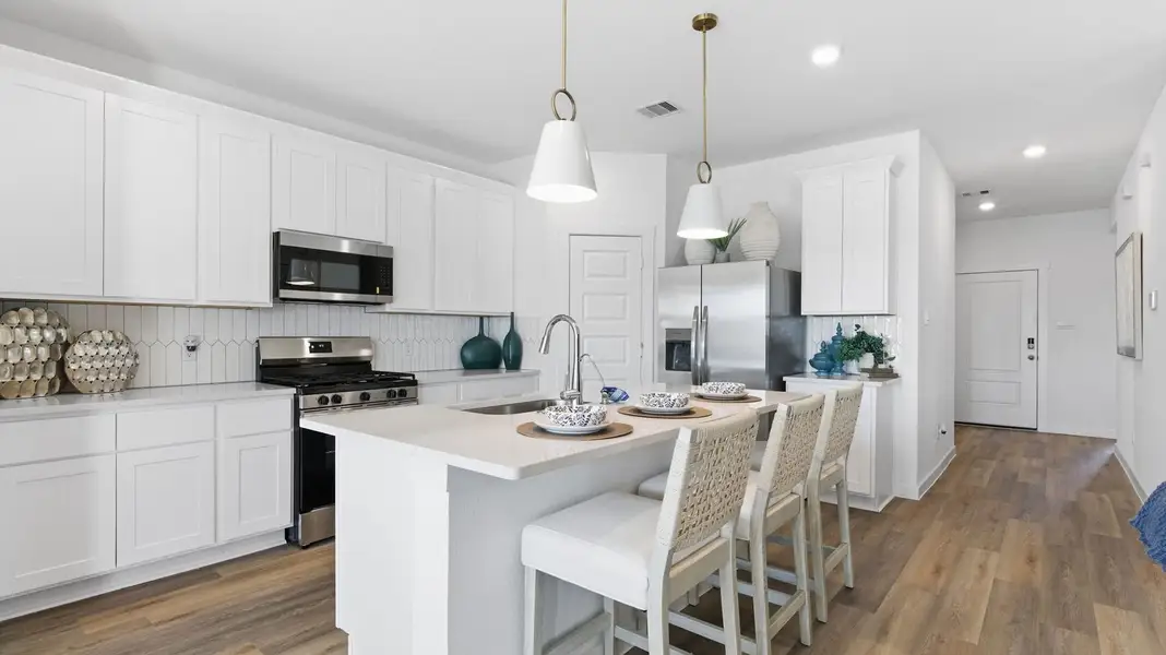 Furnished interior view inside a new home in Westland Ranch 50' Homesites, League City (Image 3). Furnished interior view inside a new home in Westland Ranch 50' Homesites, League City (Image 3).