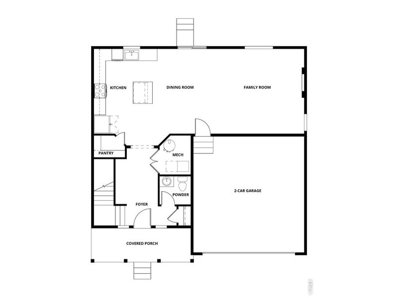 2D floor plan layout of this home in , Berthoud, CO (Image 3). 2D floor plan layout of this home in , Berthoud, CO (Image 3).