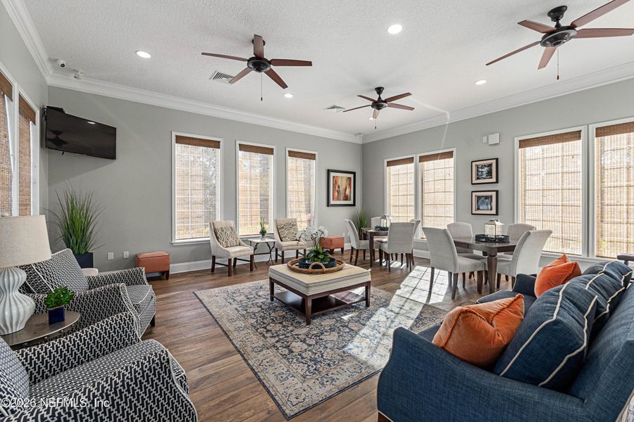 Furnished interior view inside a new home in Marshes of Madeira, St. Augustine (Image 53). Furnished interior view inside a new home in Marshes of Madeira, St. Augustine (Image 53).