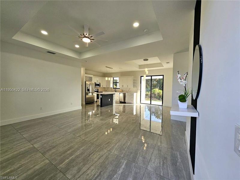 Furnished interior view inside a new home in , Lehigh Acres (Image 6). Furnished interior view inside a new home in , Lehigh Acres (Image 6).