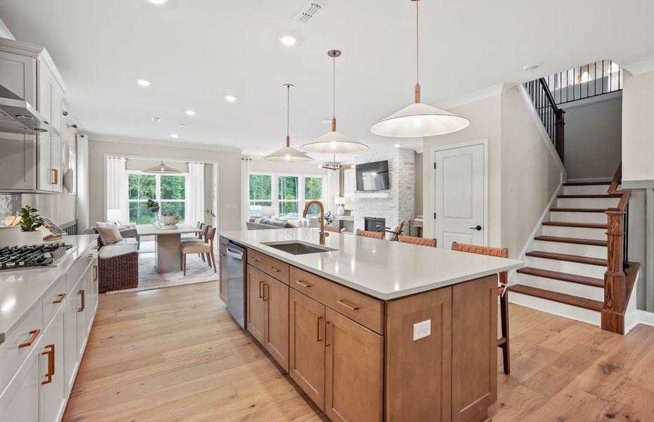 Furnished interior view inside a new home in Forest Creek, Waxhaw (Image 41).