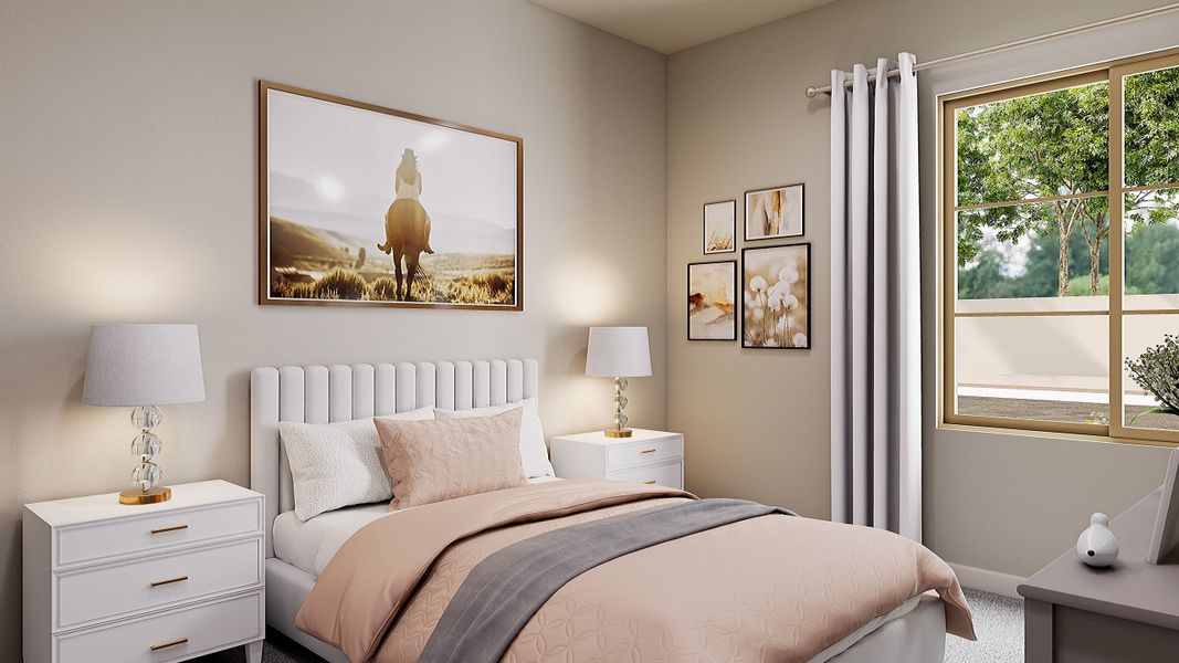 Representative furnished interior of a home built from the Echo Plan 4508 by Tri Pointe Homes in Soleo, San Tan Valley (Image 13).