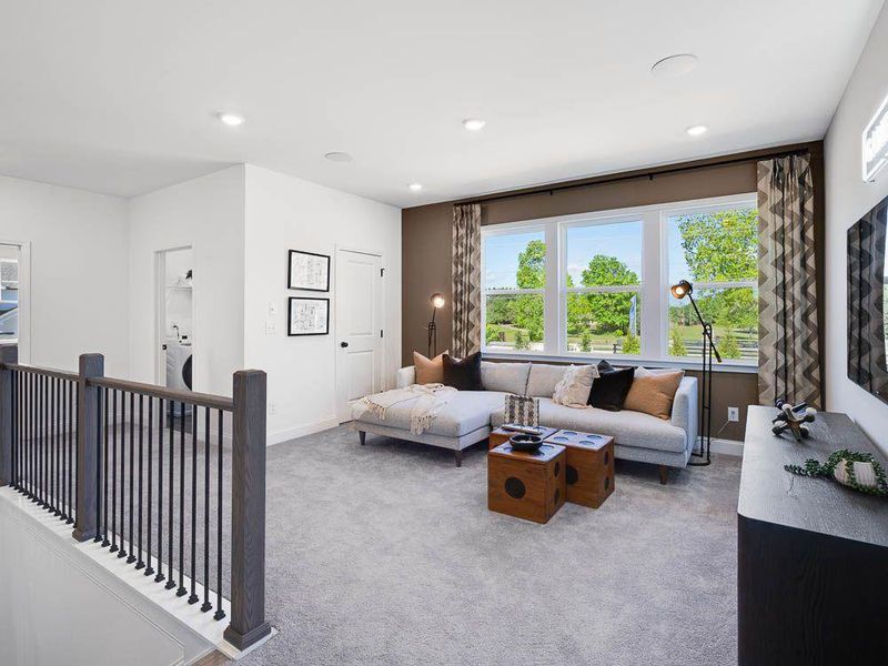 Furnished interior view inside a new home in Bailey Fence, Dacula (Image 5).