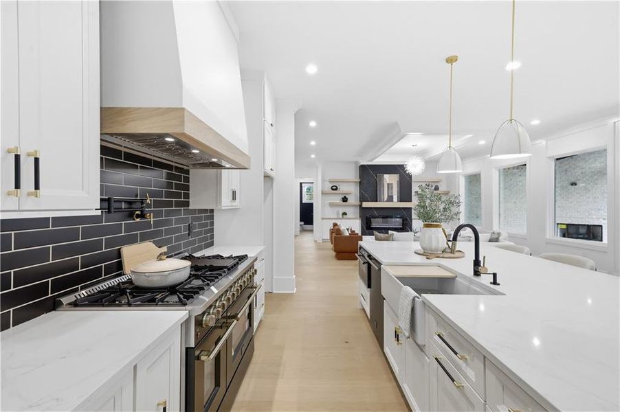 Furnished interior view inside a new home in , Monroe (Image 61).