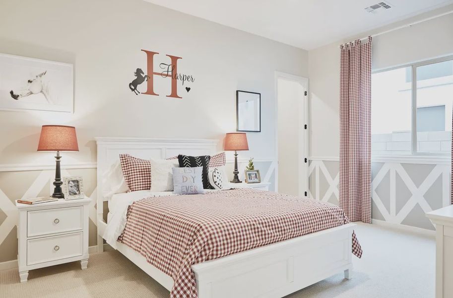 Furnished interior view inside a new home in Valencia at Granite Vista, Waddell (Image 14).
