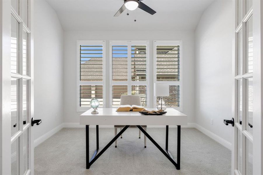 Furnished interior view inside a new home in Lovers Landing, Forney (Image 26).