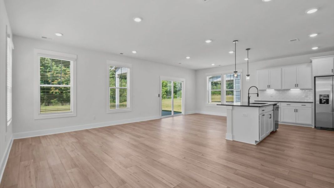 Representative unfurnished interior of a home built from the Jasmine by DRB Homes in Pleasant Falls, Moore (Image 20).