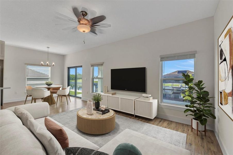 Furnished interior view inside a new home in , Port Charlotte (Image 5).