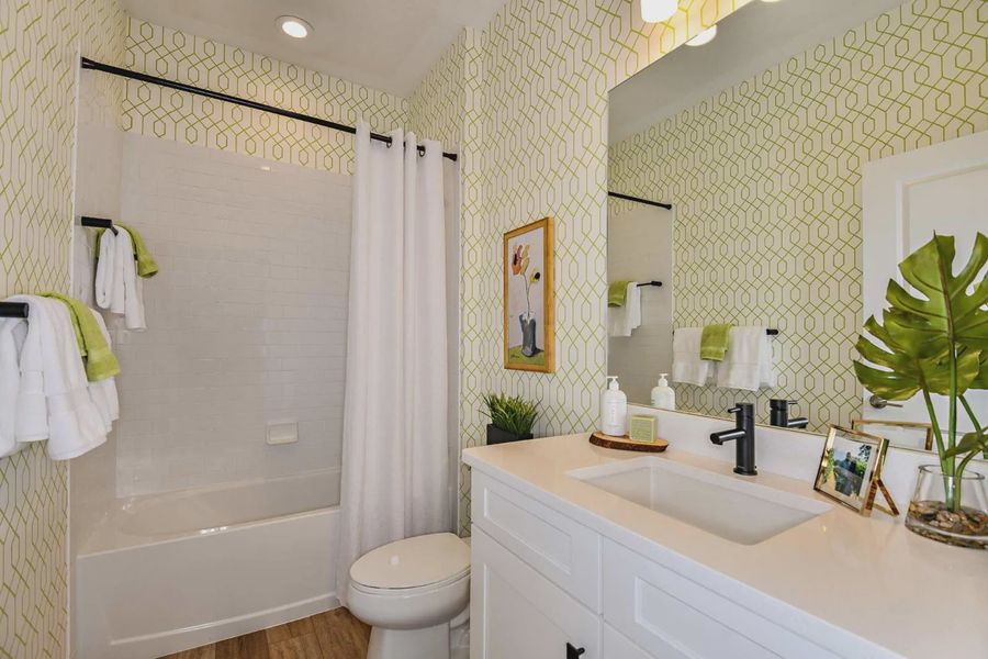 Representative furnished interior of a home built from the Imagination 2 by Neal Communities in SkySail, Naples (Image 8).