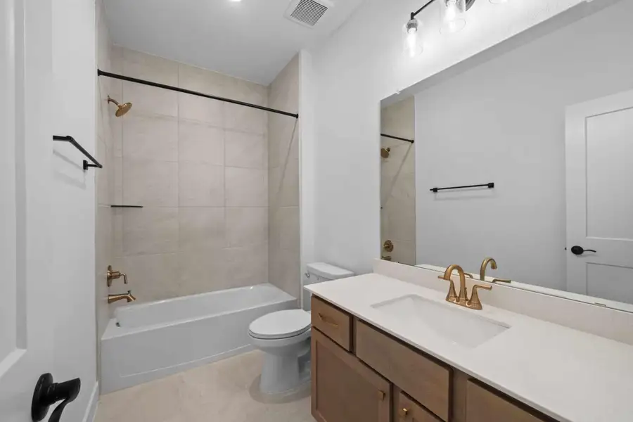 Furnished interior view inside a new home in The Woodlands Hills, Willis (Image 3).