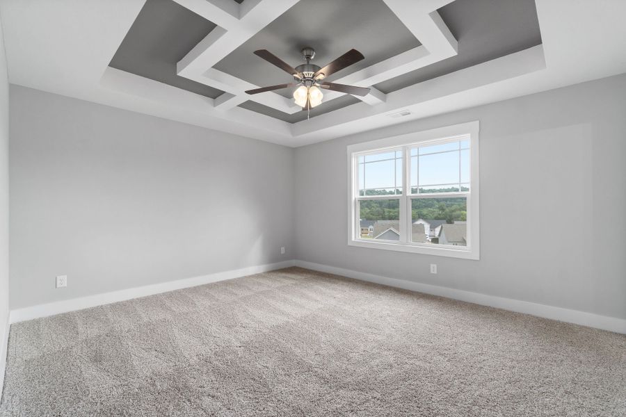 Representative unfurnished interior of a home built from the Kai by Rockwood Homes in Garrettsburg Meadows, Clarksville (Image 11).