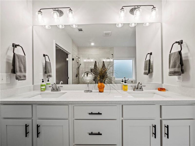 Furnished interior view inside a new home in , Hoschton (Image 52).