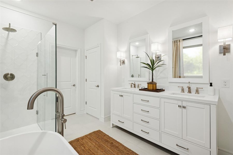 Spa-like primary bath (*Photo not of actual home and used for illustration purposes only.)