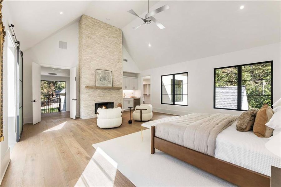 Furnished interior view inside a new home in , Sandy Springs (Image 37).