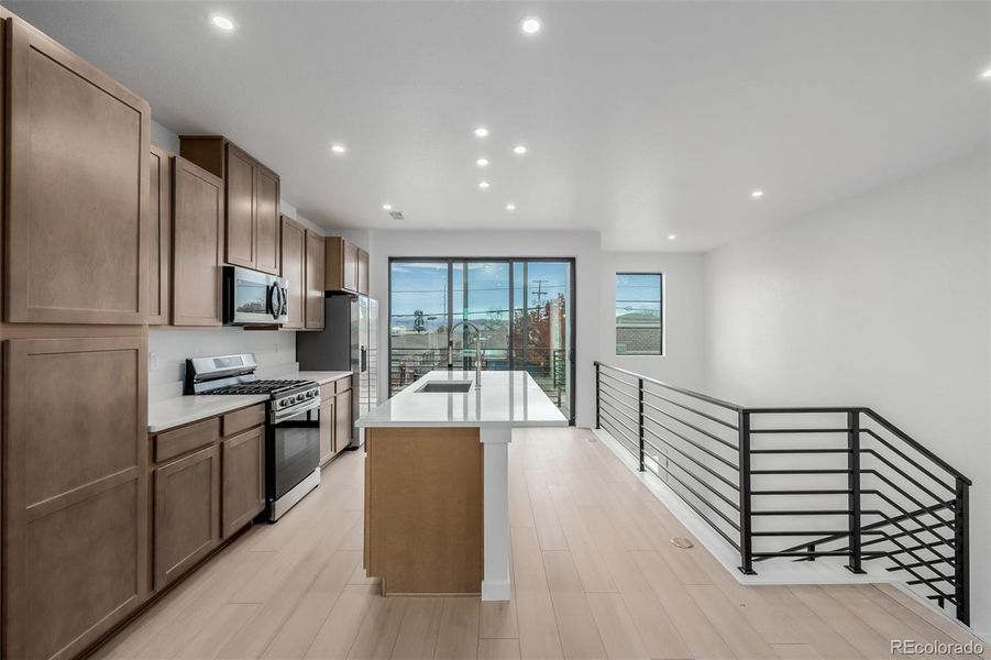 Furnished interior view inside a new home in , Denver (Image 5).