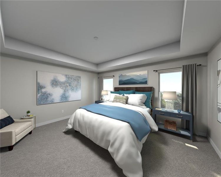 Furnished interior view inside a new home in Artisan Walk, Fairburn (Image 13).